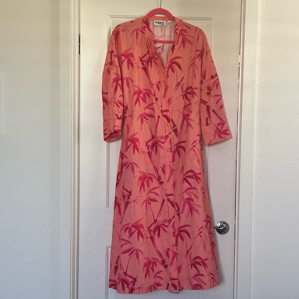 Women's Pink Mixi Dress NWOT - Picture 3 of 6